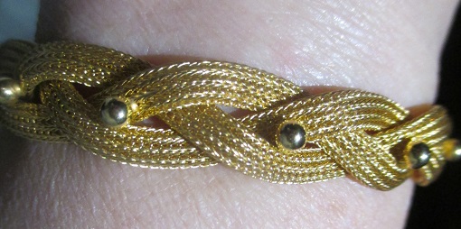 xxM1262M 18K gold bracelet Italian brand.Takst-Valuation N. Kr. 21 000